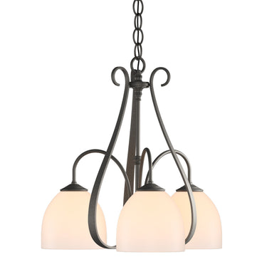 10-1441 Hubbardton Forge 3 Arm Sweeping Taper Downlight Chandelier