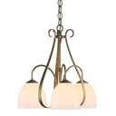 10-1441 Hubbardton Forge 3 Arm Sweeping Taper Downlight Chandelier