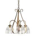 10-1441 Hubbardton Forge 3 Arm Sweeping Taper Downlight Chandelier