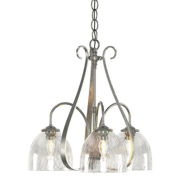 10-1441 Hubbardton Forge 3 Arm Sweeping Taper Downlight Chandelier