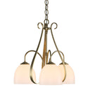 10-1441 Hubbardton Forge 3 Arm Sweeping Taper Downlight Chandelier