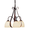 Hubbardton Forge Sweeping Taper 3-Arm Chandelier 
