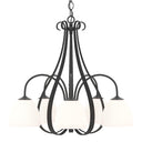 10-1445 Hubbardton Forge 5 Arm Sweeping Taper Downlight Chandelier