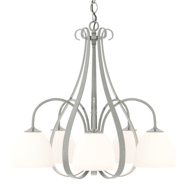 10-1445 Hubbardton Forge 5 Arm Sweeping Taper Downlight Chandelier
