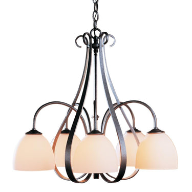Hubbardton Forge Sweeping Taper 5-Arm Chandelier 