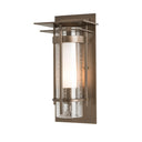 Hubbardton Forge Torch Small Outdoor Sconce with Top Plate 1