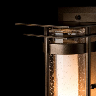Hubbardton Forge Torch Small Outdoor Sconce with Top Plate 2