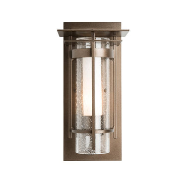 Hubbardton Forge Torch Small Outdoor Sconce with Top Plate 