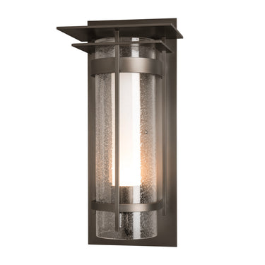 Hubbardton Forge Torch with Top Plate Large Outdoor Sconce - 305998 1