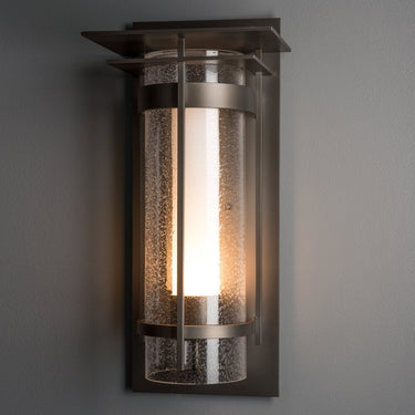 Hubbardton Forge Torch with Top Plate Large Outdoor Sconce - 305998 