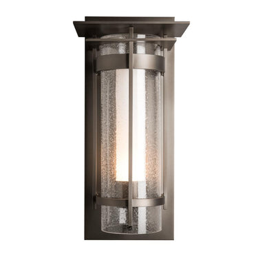 Hubbardton Forge Torch with Top Plate Large Outdoor Sconce 1