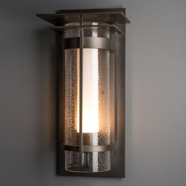 Hubbardton Forge Torch with Top Plate Large Outdoor Sconce 2