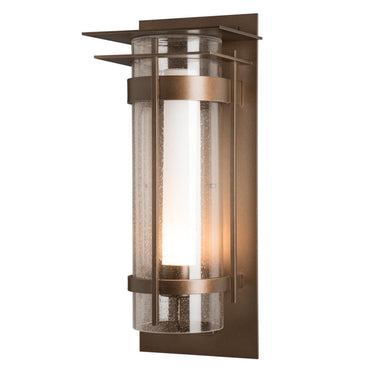 Hubbardton Forge Torch XL Outdoor Sconce with Top Plate 