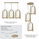 Hubbardton Forge Triomphe 4-Light Pendant 12