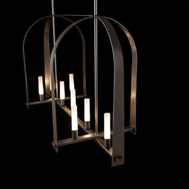 Hubbardton Forge Triomphe 9-Light Linear Pendant 11