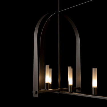 Hubbardton Forge Triomphe 9-Light Linear Pendant 6
