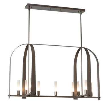 Hubbardton Forge Triomphe 9-Light Linear Pendant 