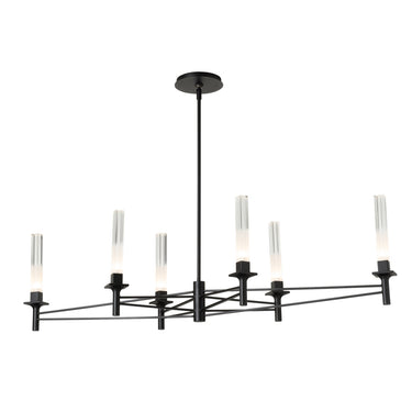 Hubbardton Forge Truss 6-Arm Linear Chandelier - 131623