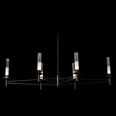 Hubbardton Forge Truss 6-Arm Linear Chandelier - 131623