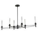 Hubbardton Forge Truss 6-Arm Linear Chandelier - 131623