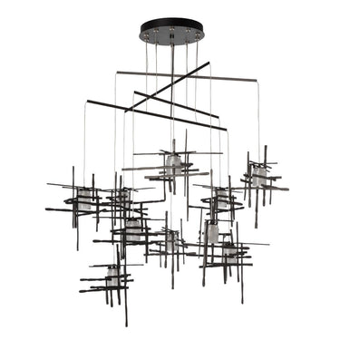 Hubbardton Forge Tura 10-Light Frosted Glass Mobile Pendant 2