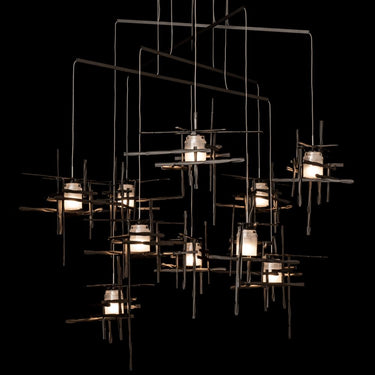 Hubbardton Forge Tura 10-Light Frosted Glass Mobile Pendant 4