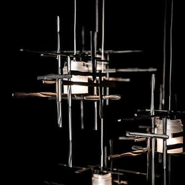 Hubbardton Forge Tura 10-Light Frosted Glass Mobile Pendant 6