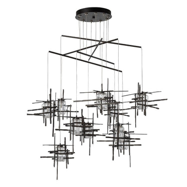 Hubbardton Forge Tura 10-Light Seeded Glass Mobile Pendant 2