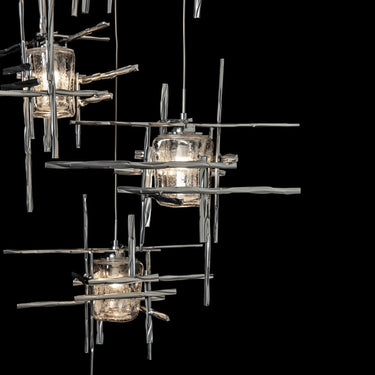 Hubbardton Forge Tura 5-Light Seeded Glass Pendant 10