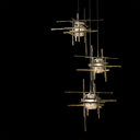 Hubbardton Forge Tura 5-Light Seeded Glass Pendant 11