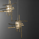 Hubbardton Forge Tura 5-Light Seeded Glass Pendant 12