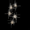Hubbardton Forge Tura 5-Light Seeded Glass Pendant - Standard - 131126