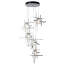 Hubbardton Forge Tura 5-Light Seeded Glass Pendant 1