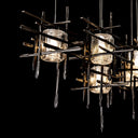 Hubbardton Forge Tura 7-Light Seeded Glass Pendant - Standard - 131095