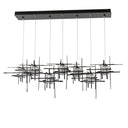 Hubbardton Forge Tura 7-Light Seeded Glass Pendant 1