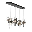 Hubbardton Forge Tura 7-Light Seeded Glass Pendant 4