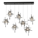 Hubbardton Forge Tura 7-Light Seeded Glass Pendant 5