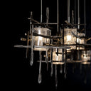 Hubbardton Forge Tura 7-Light Seeded Glass Pendant 6