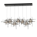 Hubbardton Forge Tura 7-Light Seeded Glass Pendant 