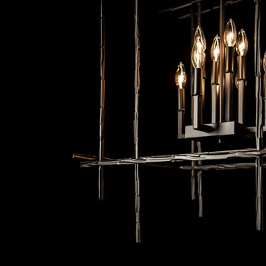 Hubbardton Forge Tura 8-Light Large Chandelier 7