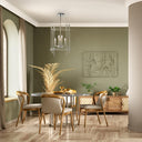 Hubbardton Forge Tura 8-Light Large Chandelier 9