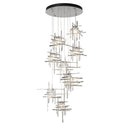 Hubbardton Forge Tura 9-Light Seeded Glass Pendant - Standard - 131107