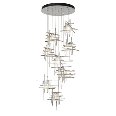 Hubbardton Forge Tura 9-Light Seeded Glass Pendant - Standard - 131107