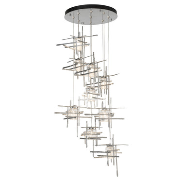 Hubbardton Forge Tura 9-Light Seeded Glass Pendant - Standard - 131107