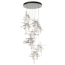 Hubbardton Forge Tura 9-Light Seeded Glass Pendant - Standard - 131107
