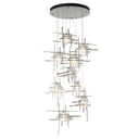 Hubbardton Forge Tura 9-Light Seeded Glass Pendant - Standard - 131107