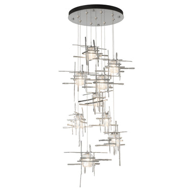 Hubbardton Forge Tura 9-Light Seeded Glass Pendant - Standard - 131107