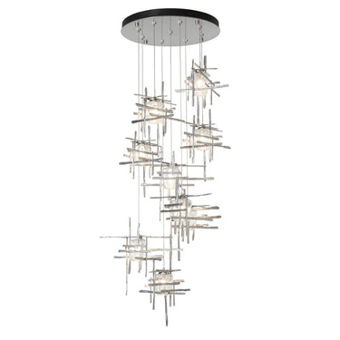 Hubbardton Forge Tura 9-Light Seeded Glass Pendant 2