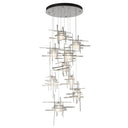 Hubbardton Forge Tura 9-Light Seeded Glass Pendant 4