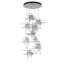 Hubbardton Forge Tura 9-Light Seeded Glass Pendant 5